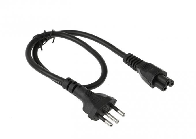cable eléctrico del monitor de computadora de 10a 250v, cable de corriente alterna de 3 Pin modificado para requisitos particulares 0