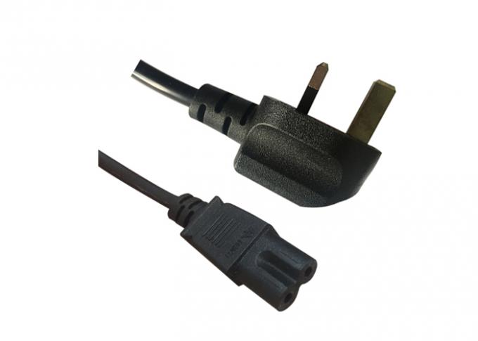 cable de corriente alterna del diente de 13a 250v dos, cable eléctrico británico del aparato electrodoméstico 0