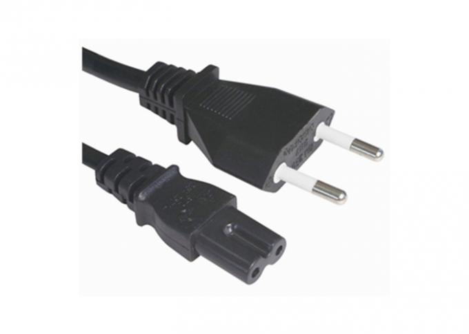 Estándar del cable 10a 250v Italia del cable de corriente alterna del diente del electrodoméstico 2 0