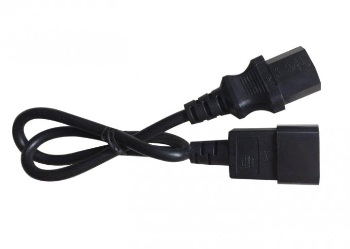 Cable de extensión del ordenador del cable eléctrico del IEC IEC-320-C14 a IEC-320-C13SZ3 1