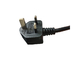 cable de corriente alterna del diente de 13a 250v dos, cable eléctrico británico del aparato electrodoméstico proveedor