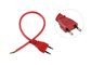 Estándar del cable 10a 250v Italia del cable de corriente alterna del diente del electrodoméstico 2 proveedor