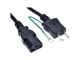 3 enchufe modificado para requisitos particulares del cable eléctrico de la CA Japón del Pin 7A 125V Japón con el alambre de tierra proveedor