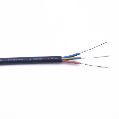 3X0.75mm2 cable flexible forrado de goma del cable H05RN-F EPR CSP