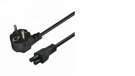 Aparato electrodoméstico los 6ft 3 estándar europeo del cable eléctrico del cable eléctrico de corriente alterna 16A del Pin