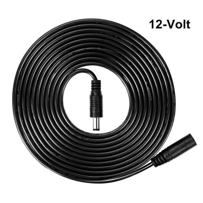 varón de los 10m 12V al cable de extensión femenino del adaptador del enchufe de DC del cable de extensión