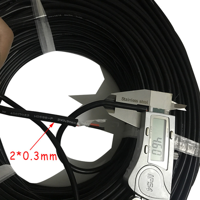 metro flexible aislado de goma/rollo del cable 100 de 2x1m m para el equipo electrónico