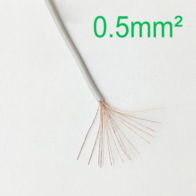el PVC de 0.5m m aisló base de cobre recocida sólido flexible del cable 2.1A