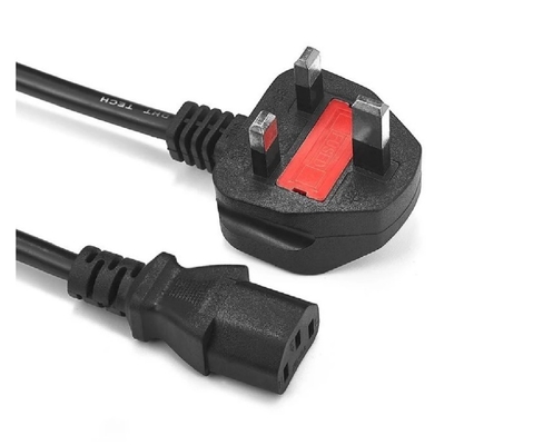 Enchufe BRITÁNICO durable del cable eléctrico IEC53 de ASTA 60227 a C5 3 Pin Laptop Power Lead