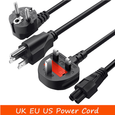 Cable eléctrico del aparato electrodoméstico ASTA Reino Unido el 1m el 1.5m los 2m Reino Unido 3 PIN Power Cable