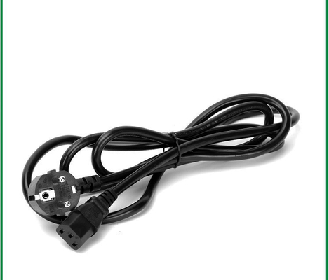 Cable eléctrico del VDE C15 del IEC 60320 del Pin del europeo 2 CEE7/7 Schuko Plu